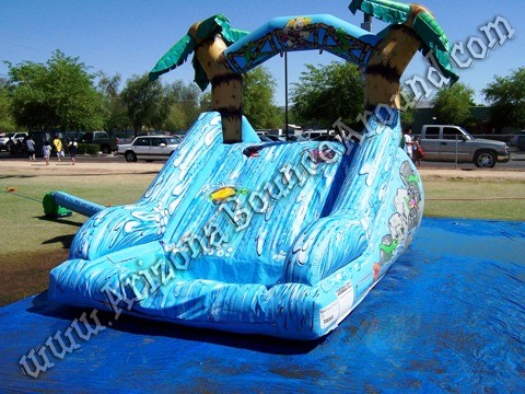 Dual lane water slide rental for small kids Denver Colorado